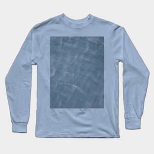 Caribbean Blue Water Ripples Long Sleeve T-Shirt